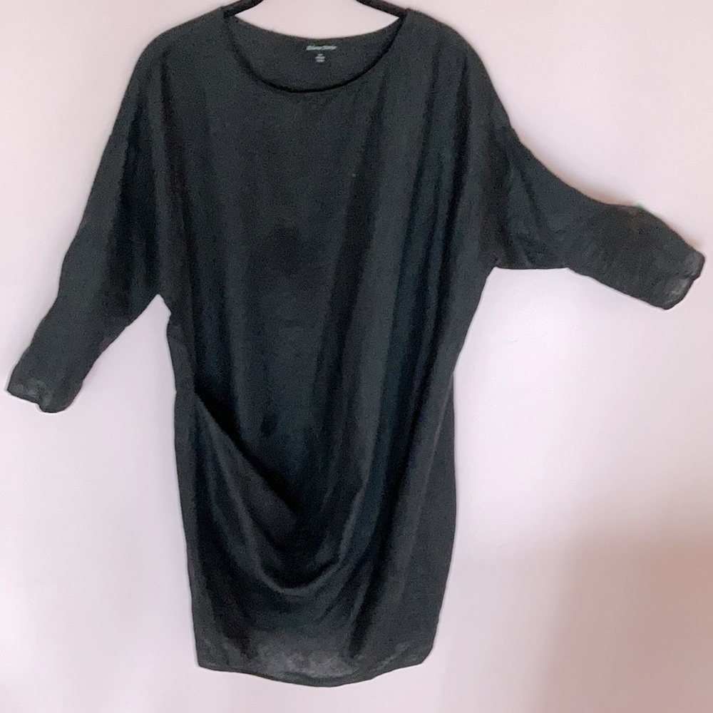 Linen cocoon style dress sz Xsm loose comfy fit